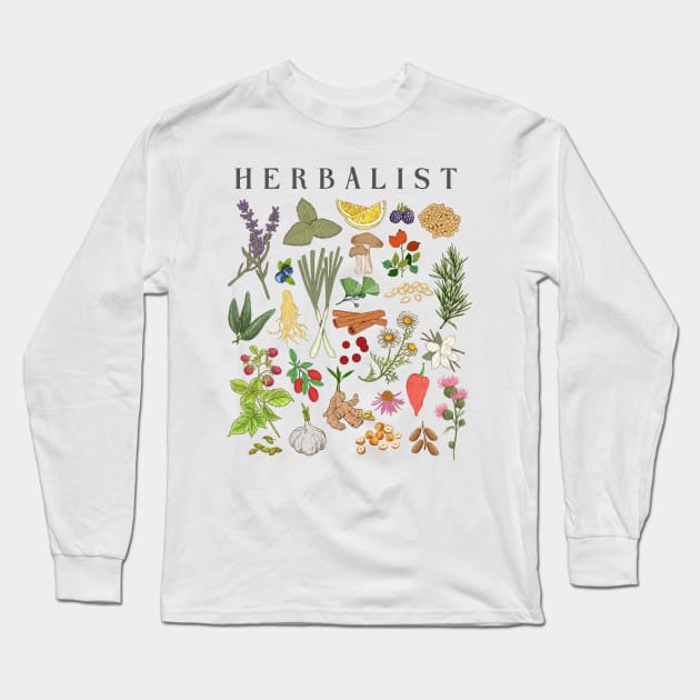 Herbalist Long Sleeve T-Shirt by saigemint